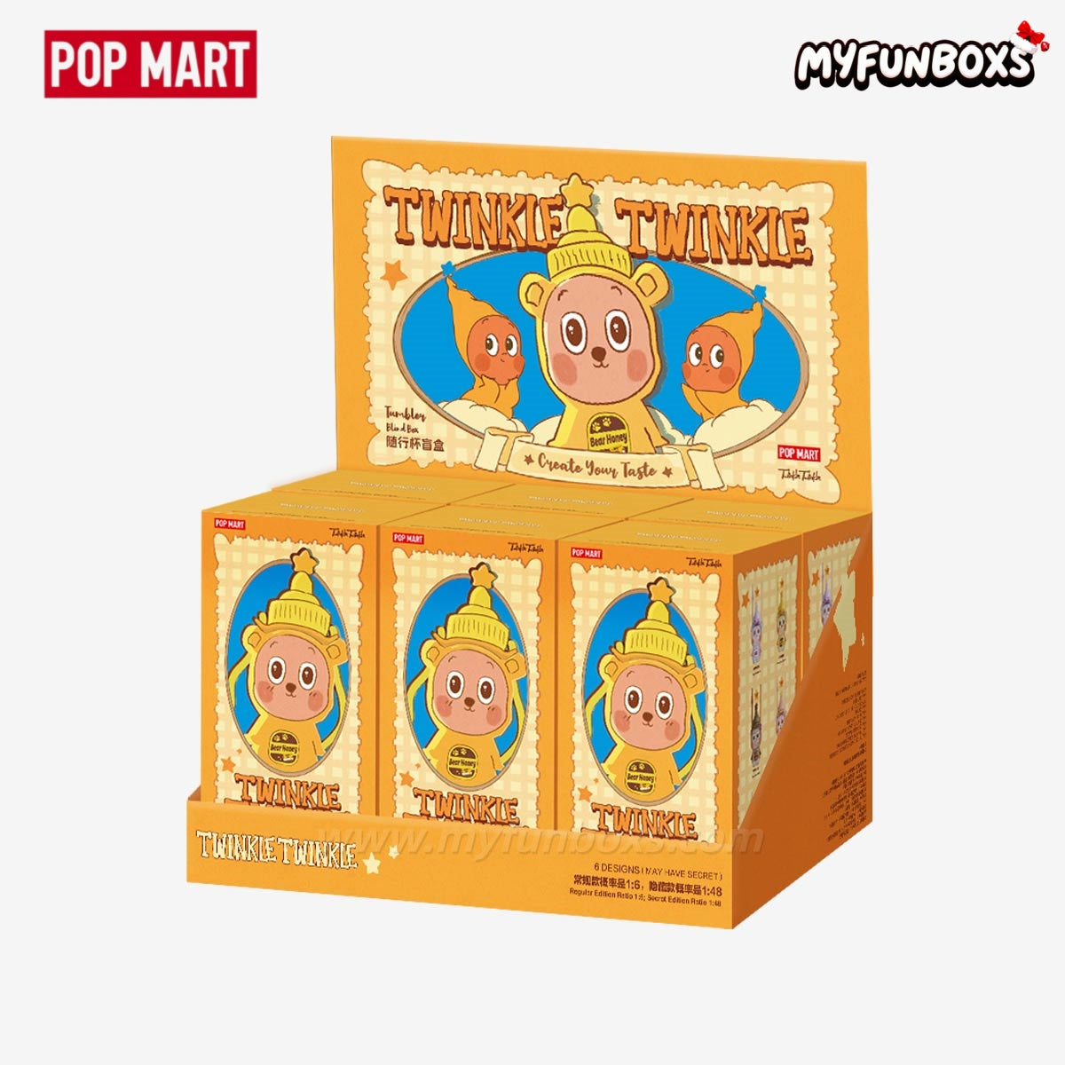 POP MART Twinkle Twinkle Create Your Taste Series-Tumbler Blind Box