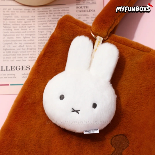 Miffy Plush Coin Purse Keychain