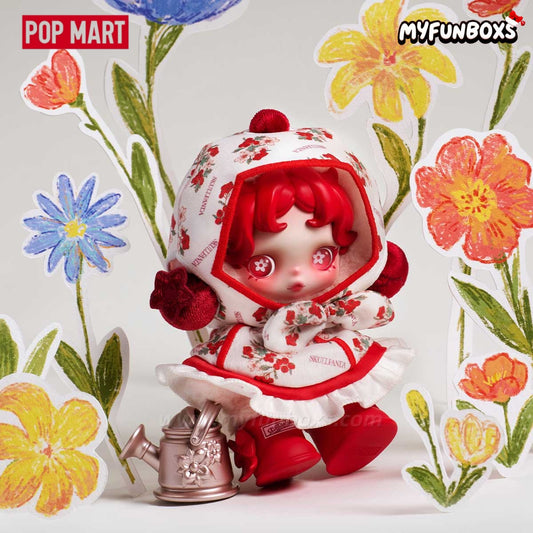 POPMART SKULLPANDA Amid Flowers Plush Doll Pendant