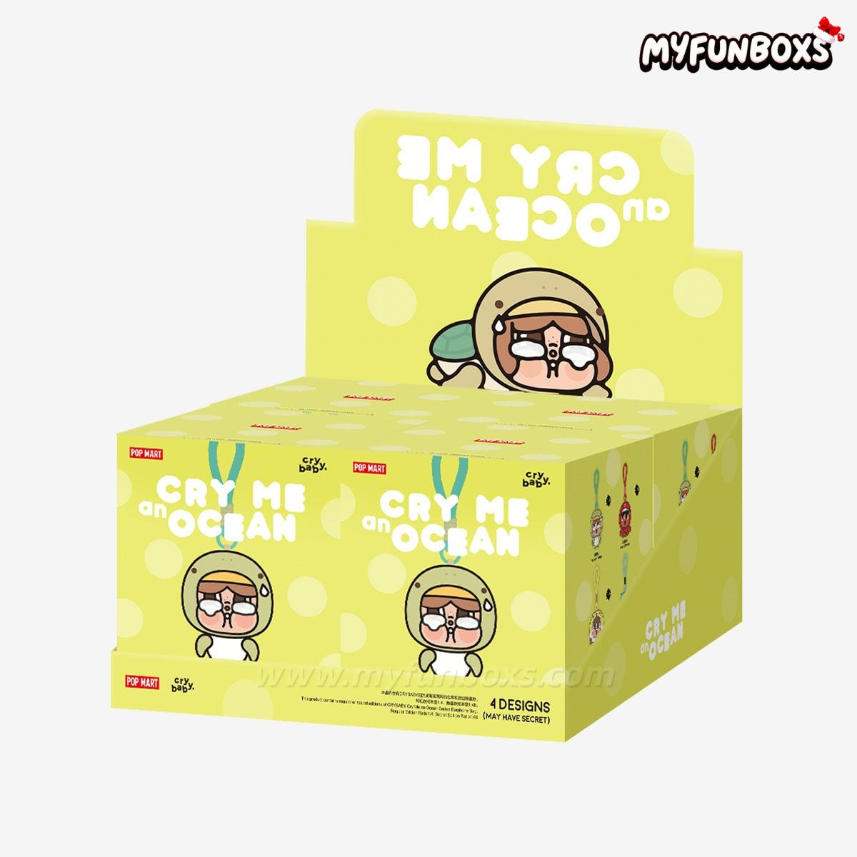 POP MART CRYBABY Cry Me an Ocean Series Earphone Bag Blind Box