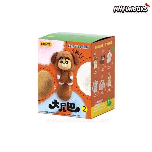 Crayon Shin Chan Big Tails Series V2 Plush Pendant Blind Box