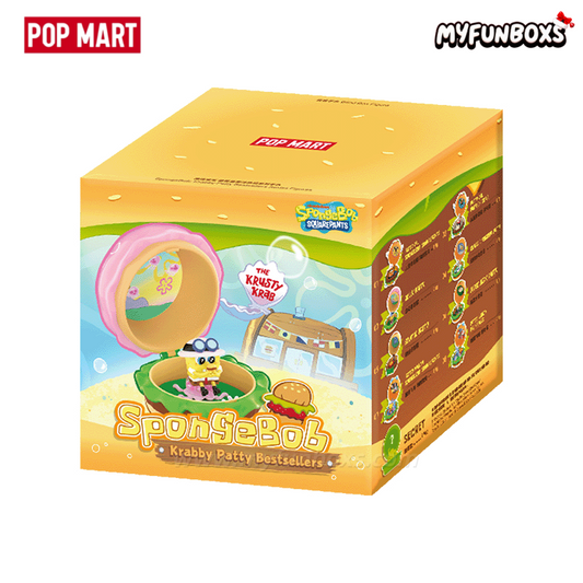 POPMART SpongeBob Krabby Patty Hot Sale Series Blind Box