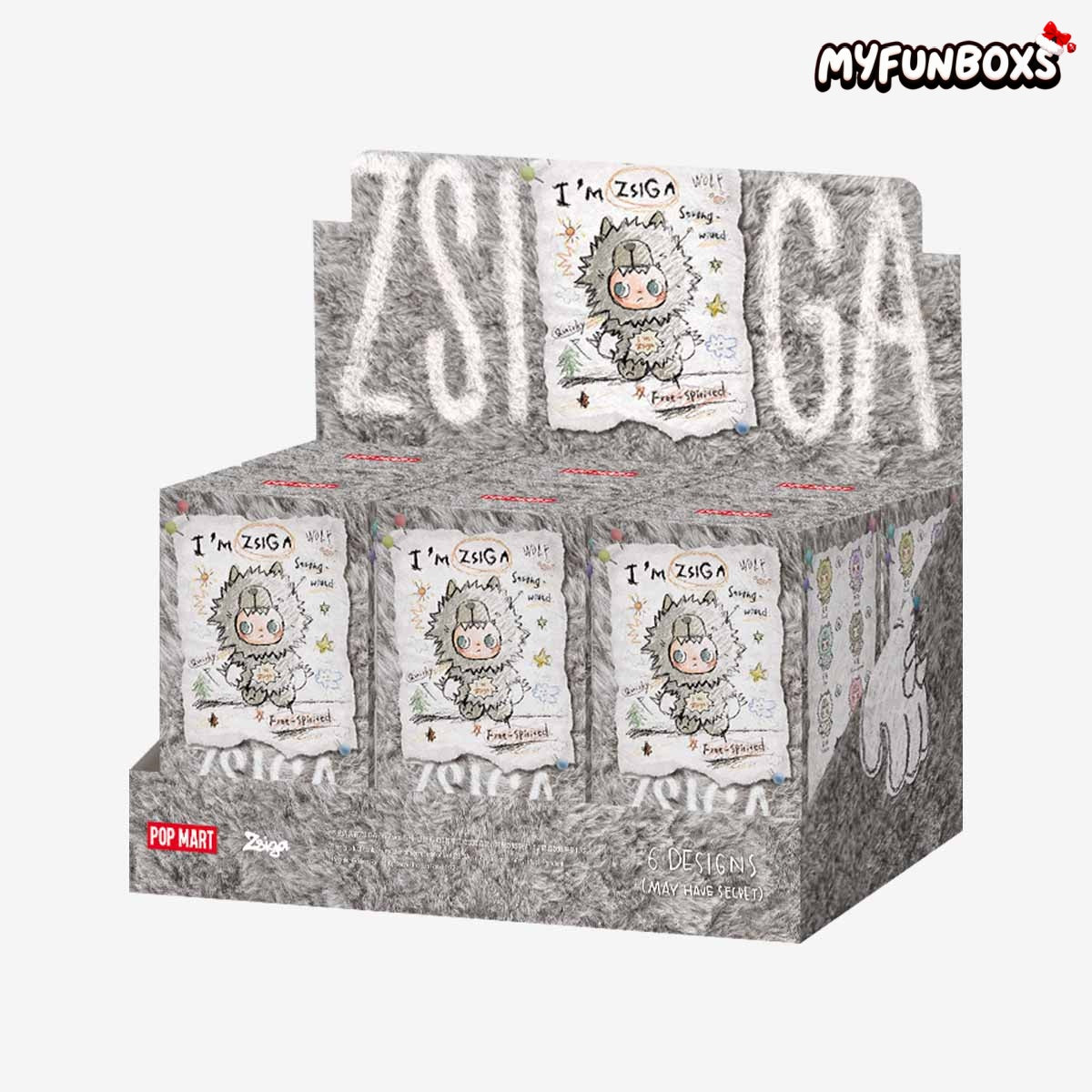 POP MART ZSIGA I'm Zsiga Series-Vinyl Plush Pendant Blind Box