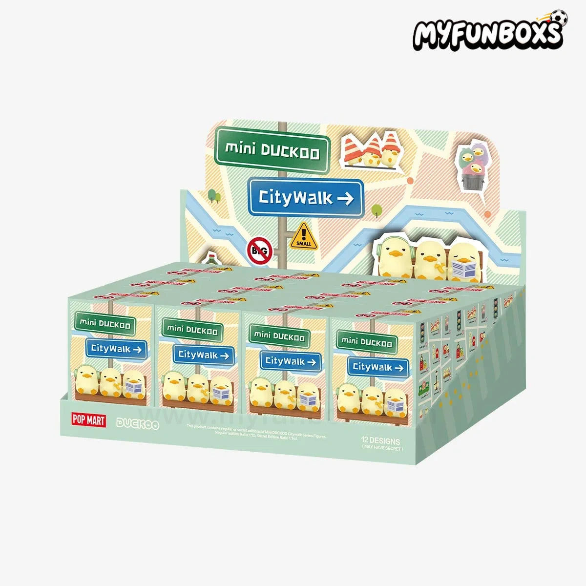 mini DUCKOO Citywalk Series Figures Blind Box
