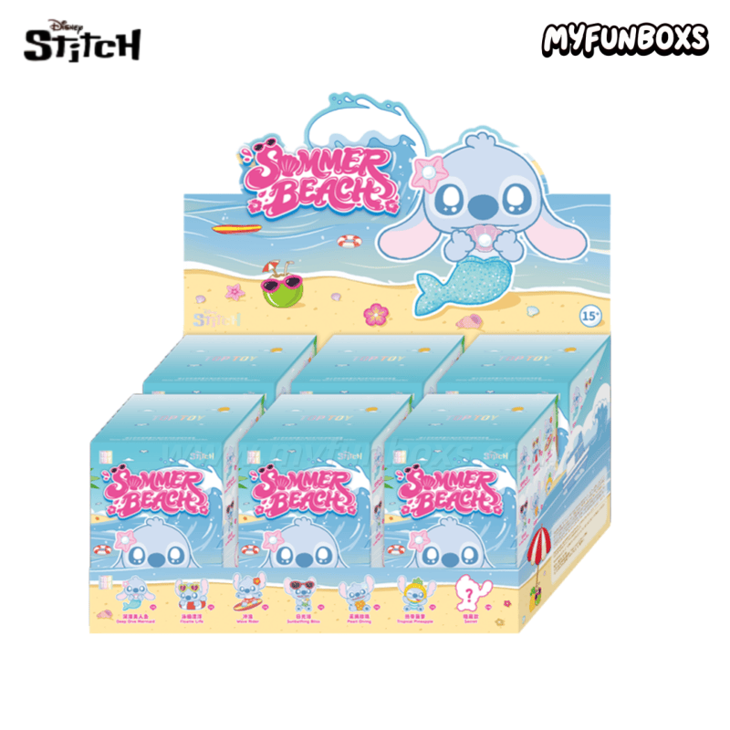 DSN Stitch Summer Beach Series Plush Pendant Blind Box