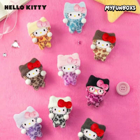 Hello Kitty Leopard Series Plush Keychain Blind Box(PRE-ORDER)