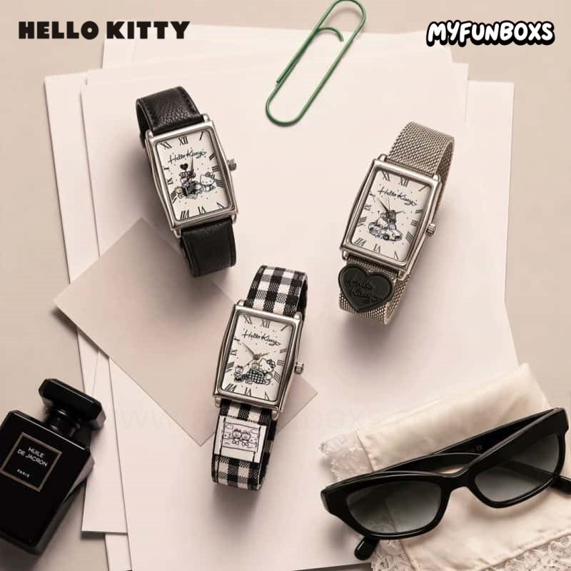 Hello Kitty Checkered Time Series Wrist Watch Blind Box(PRE-ORDER)