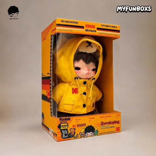 Handmade Hirono × Kodak Plush Doll Display Case (Doll Not Included)