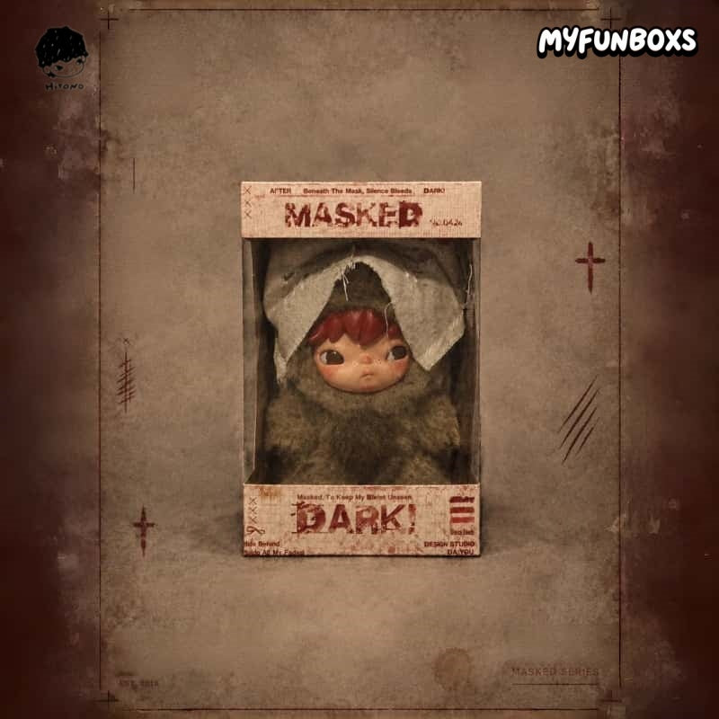 Handmade Hirono After Dark - Masked Plush Display Case (Doll Not Included)