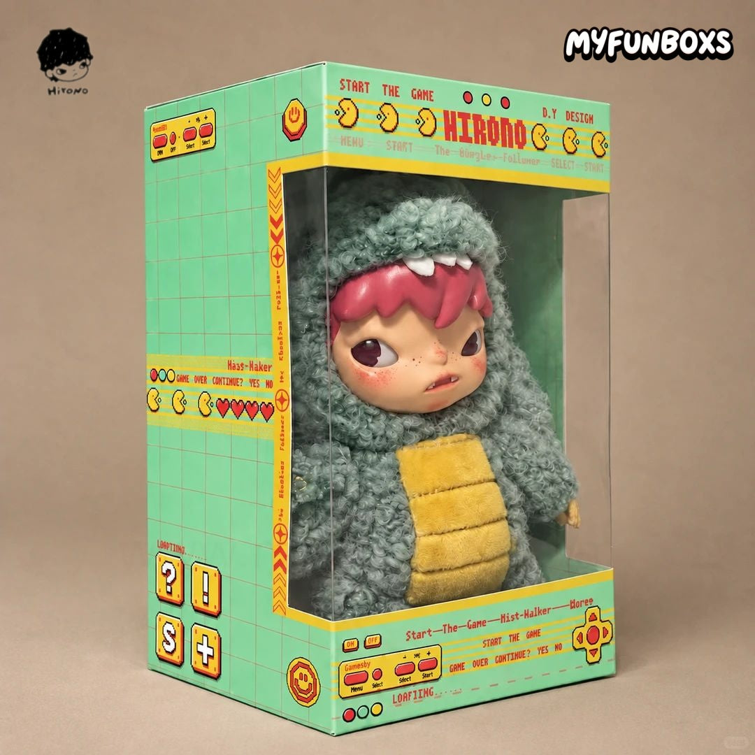 Handmade Hirono Fog Dweller Series Lost-Wing Dragon Plush Doll Display Case (Doll Not Included)