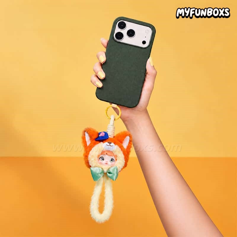 Nommi × Zootopia Metropolis Holiday Series Plush Phone Strap Blind Box