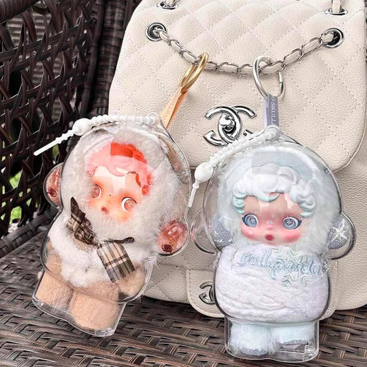 POP MART SKULLPANDA Serie Sinfonía de Invierno Protector Acrílico