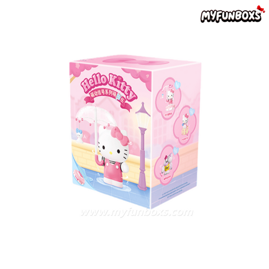Hello Kitty Heartbeat Signal Wind-up Figure Blind Box 1 BOX