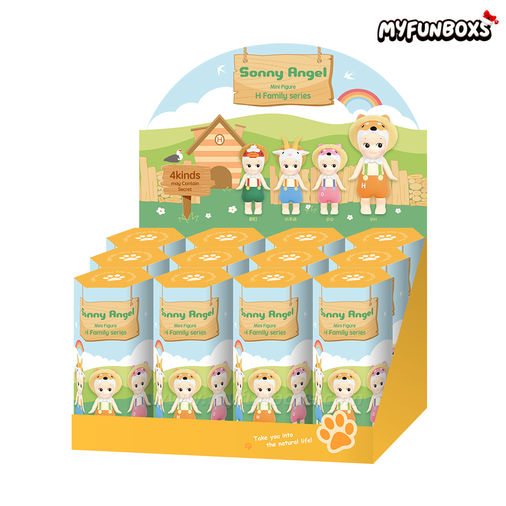 Sonny Angel H Family Series Figure Blind Box 1 SET (12 BOXES)