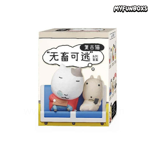 Retro Cat No Escape Series Figure Blind Box
