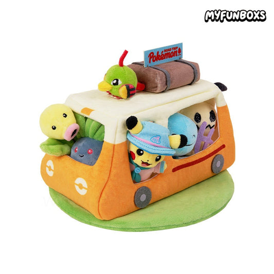 Pokémon Road Trip Series Vol.2 Diorama Plush Set – Mimikyu & Wooper