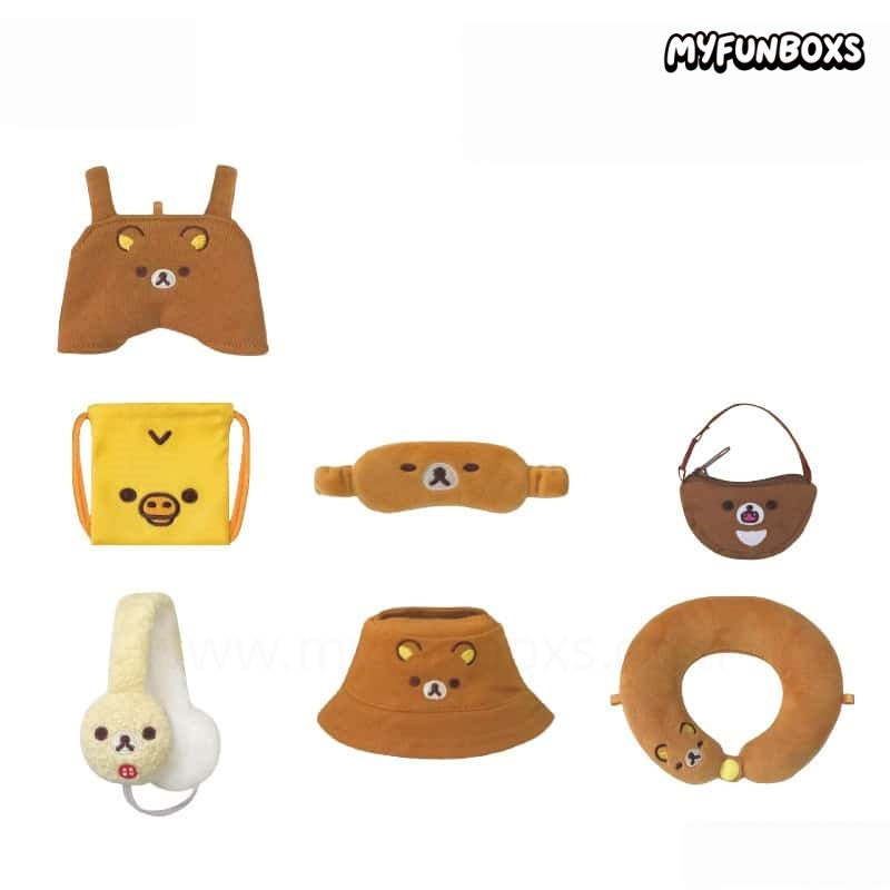 Rilakkuma Closet Accessory Series Plush Keychain Blind Box(PRE-ORDER)
