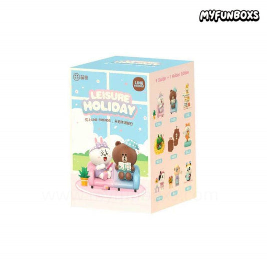 LINE FRIENDS Leisure Holiday Series Figure Blind Box