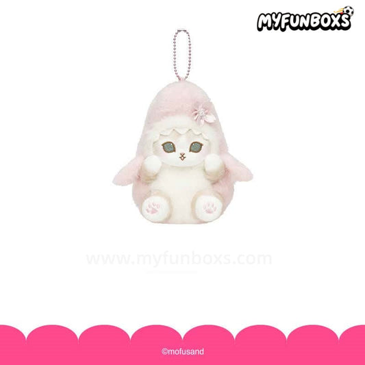 Mofusand Cherry Blossom Pink Series Plush Doll And Keychain