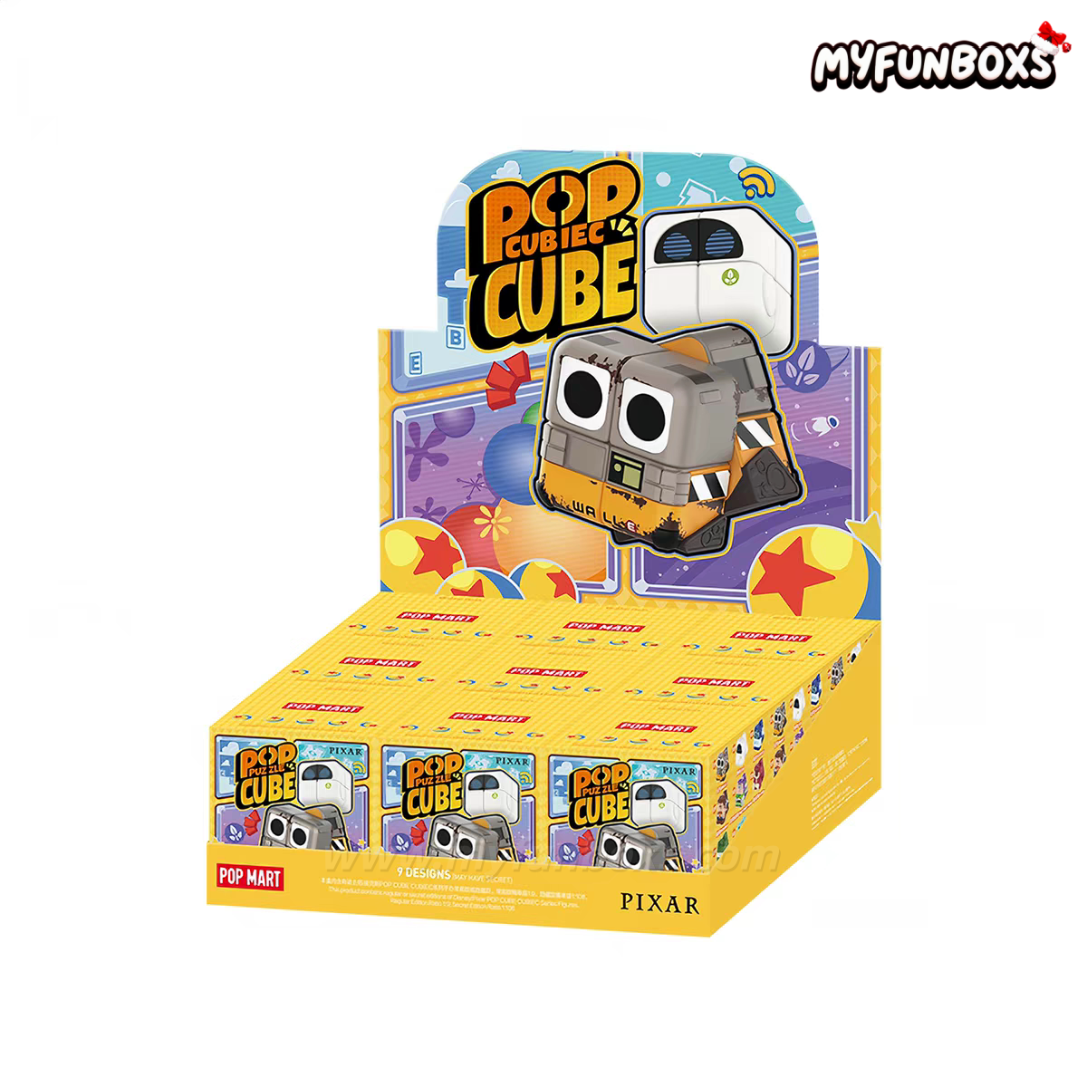 POP MART DSN Pixar Pop Cube Cubiec Series Figure Blind Box