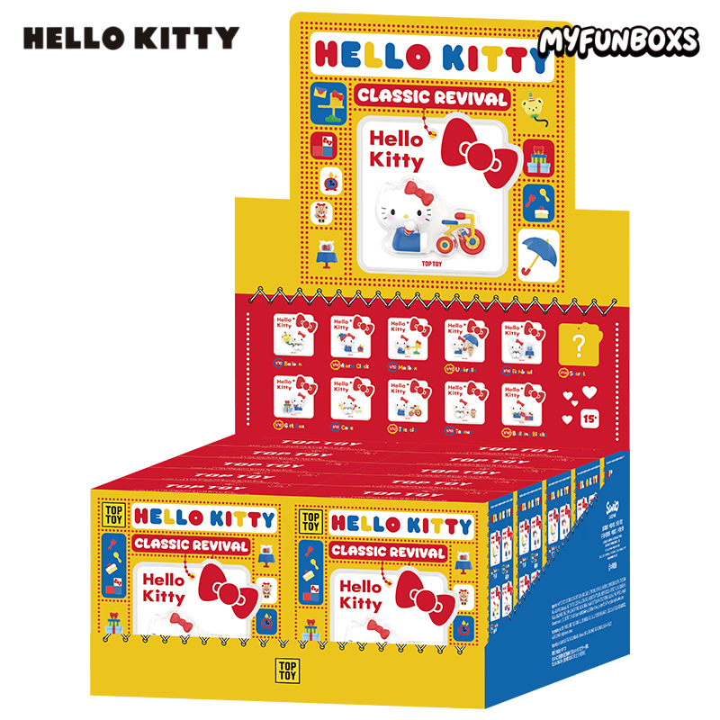 Hello Kitty Classic Revival Series Keychain Blind Box