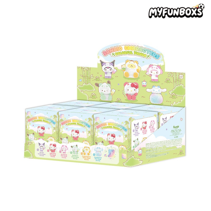 Sanrio Characters Colorful Panda Series Figure blind box