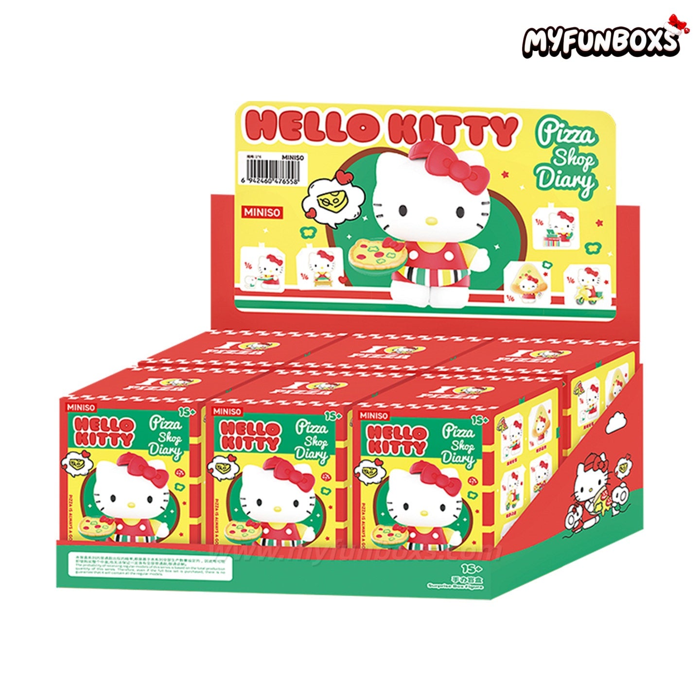 Hello Kitty Pizza Shop Diary Series Blind Box