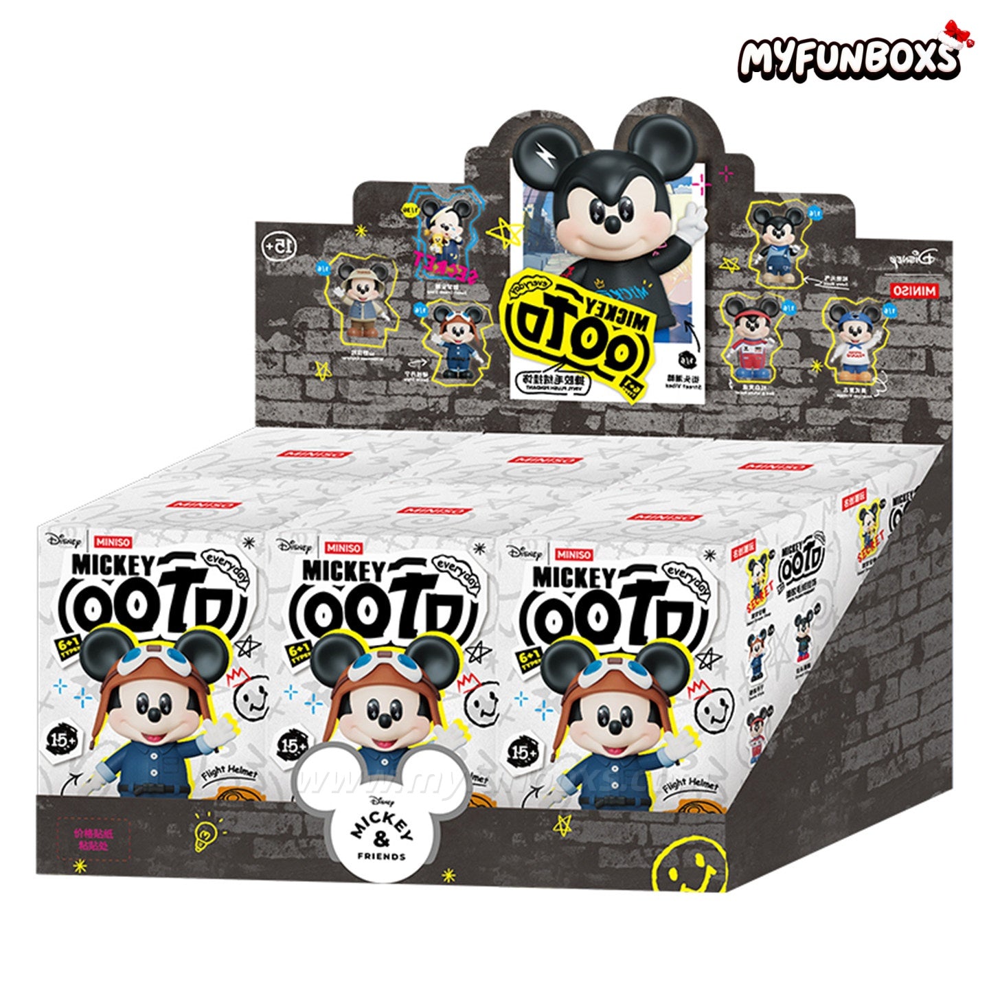 DSN Mickey & Friends Everyday OOTD Series Vinyl Plush Blind Box