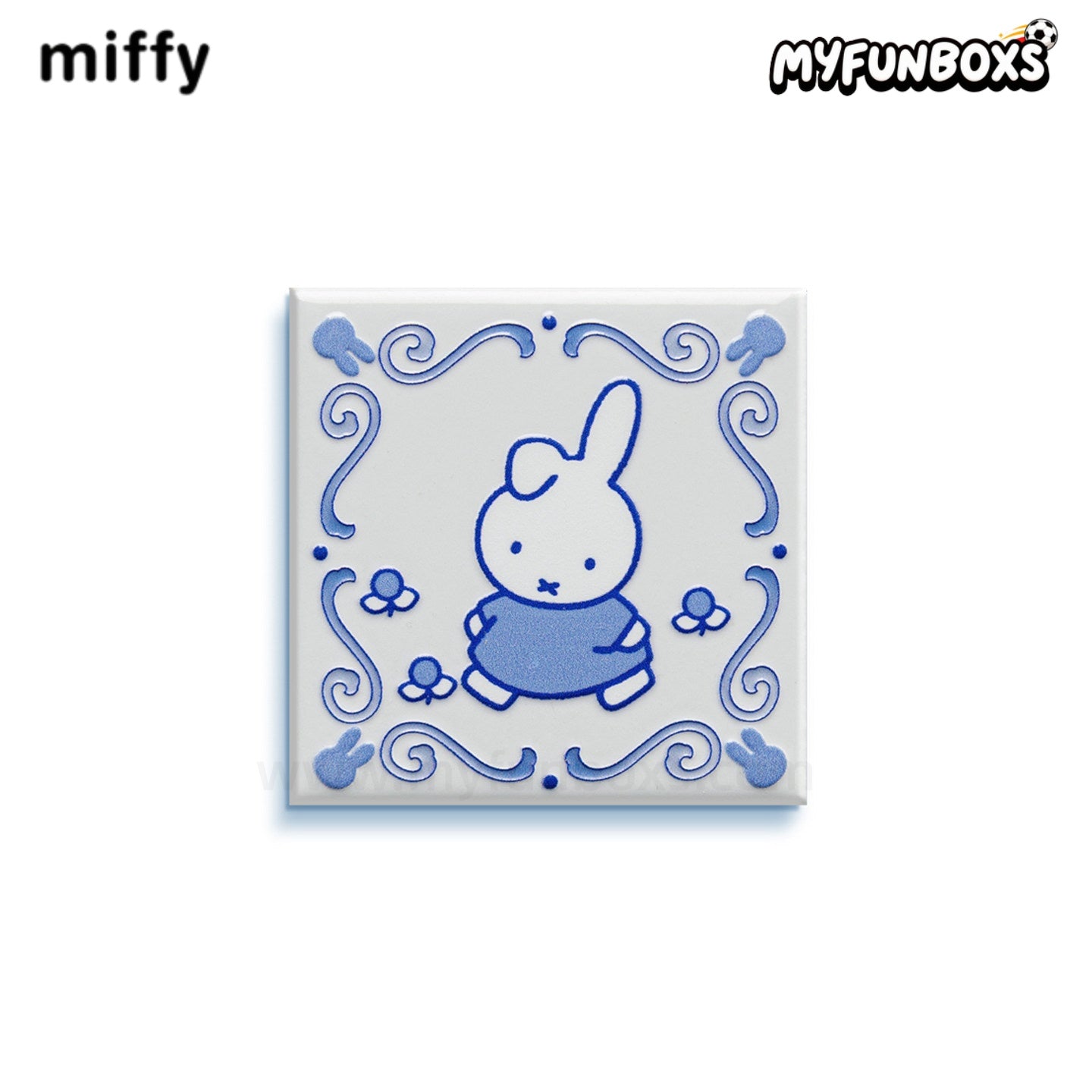 Jingdezhen x Miffy Ceramic Fridge Magnet – 70th Anniversary Limited Edition