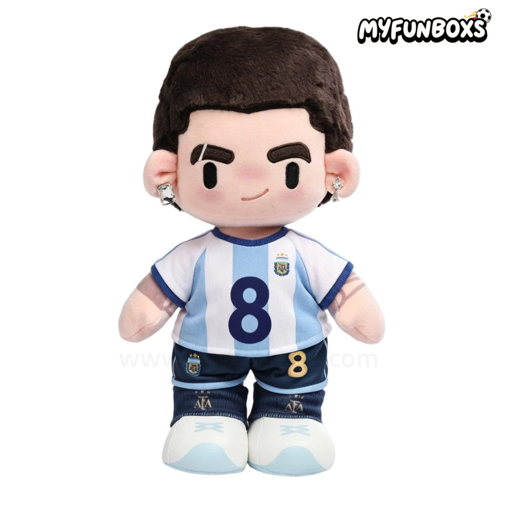 Argentina National Team Player Cartoon Plush Doll – 35cm