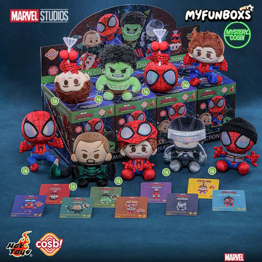 Hot Toys Spider-Man Cosbi Brand New Day Series Plush Keychain Blind Box(PRE-ORDER)