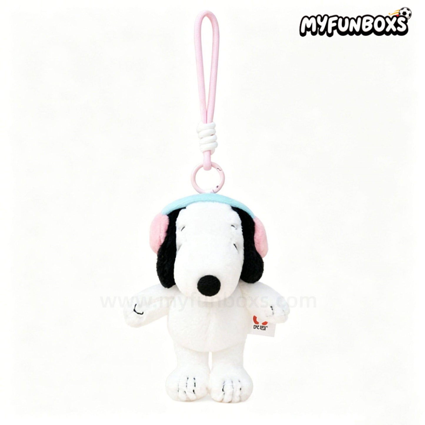Snoopy Music Tour Series plush keychain