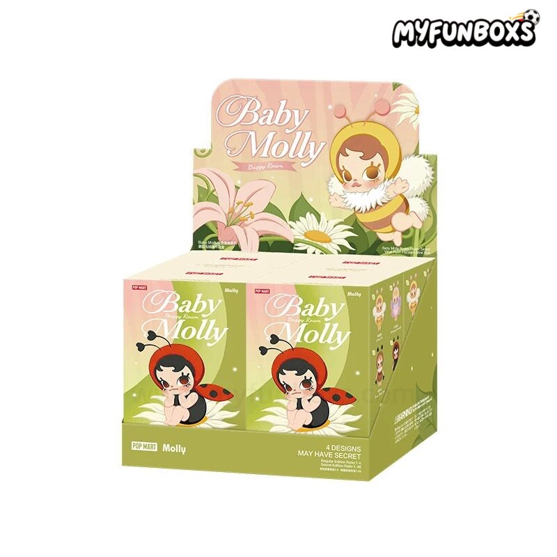 POP MART Baby Molly Buggy Roam Series Vinyl Plush Pendant Blind Box (PRE-ORDER)