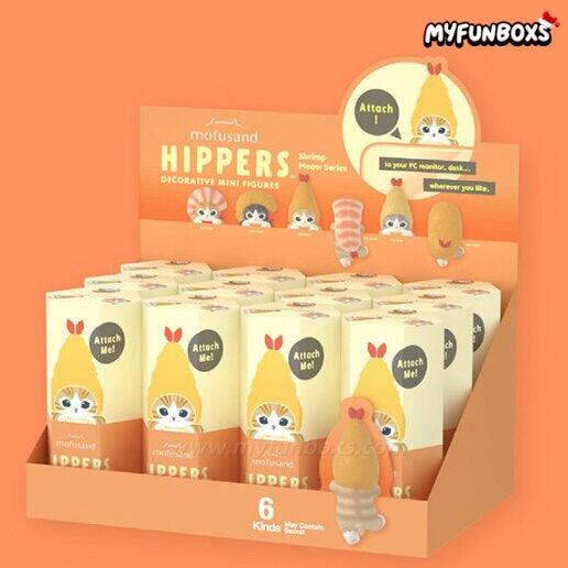 Sonny Angel × Mofusand Shrimp Meow Series Hippers Decorative Mini Figures Blind Box