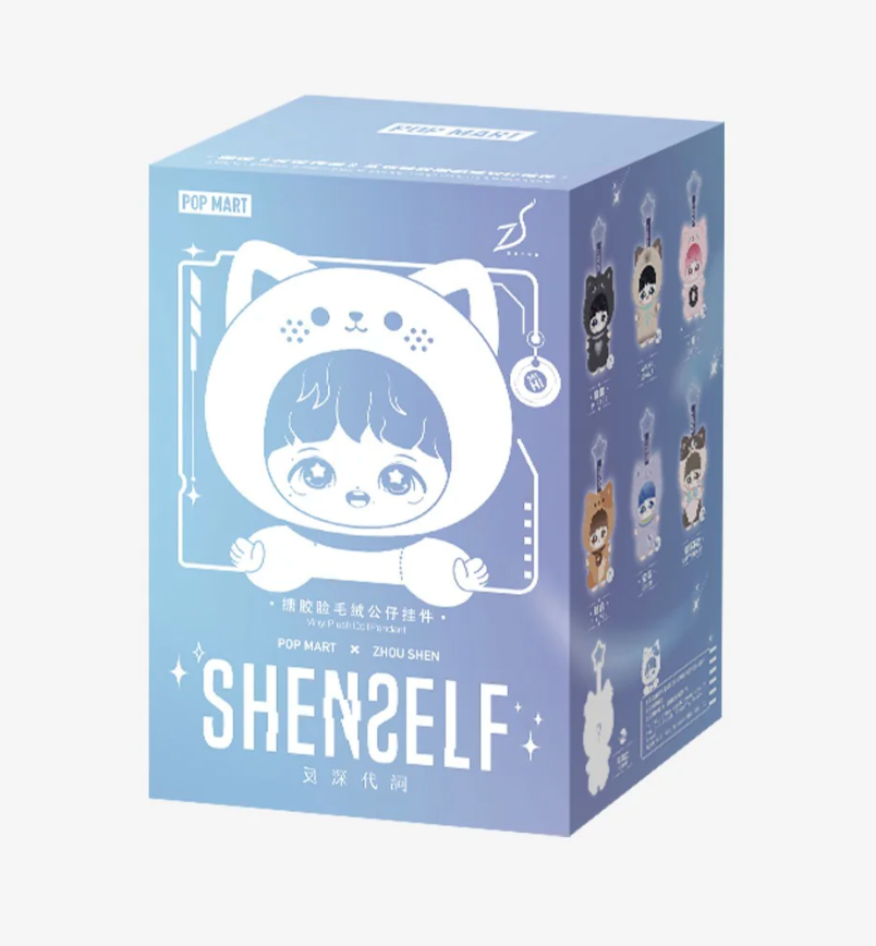 ZHOU SHEN SHENSELF Series Vinyl Plush Doll Pendant, Blind Box
