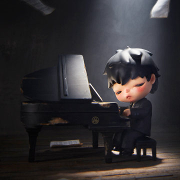 Hirono The Pianist Figure