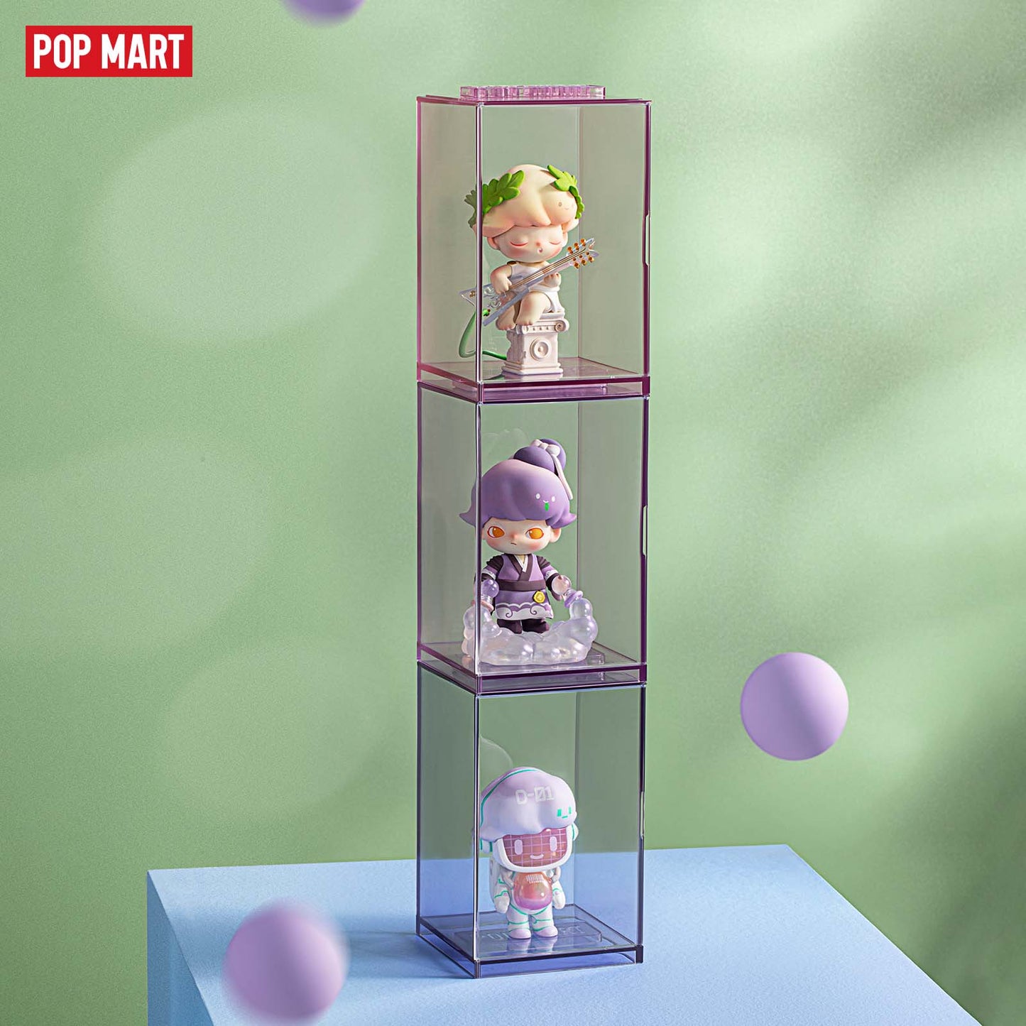 POP MART Acrylic Display Box (Purple)