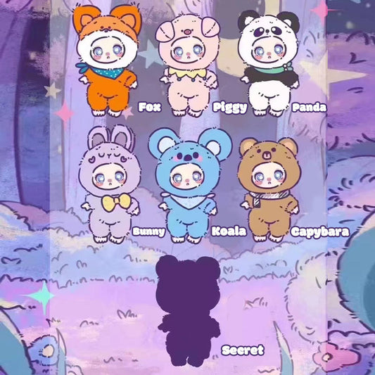 Liila Gato de la Suerte V2 Zoo Vinilo Peluche Caja Ciega