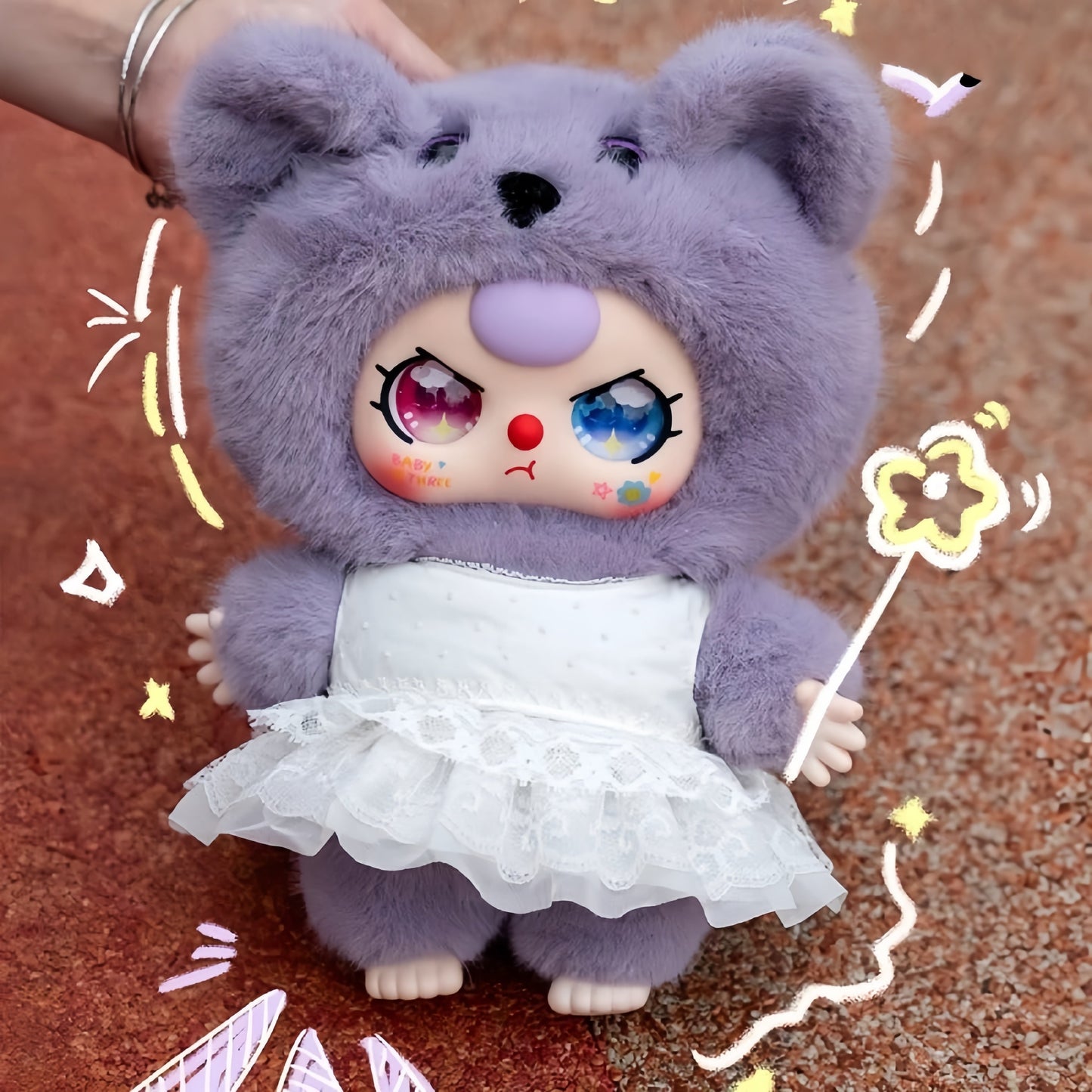 Baby Three-400% V3 Plush Dolls, Blind Box