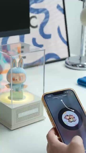 Blind Box Audio Figure Display Box Portable Bluetooth Wireless Speaker