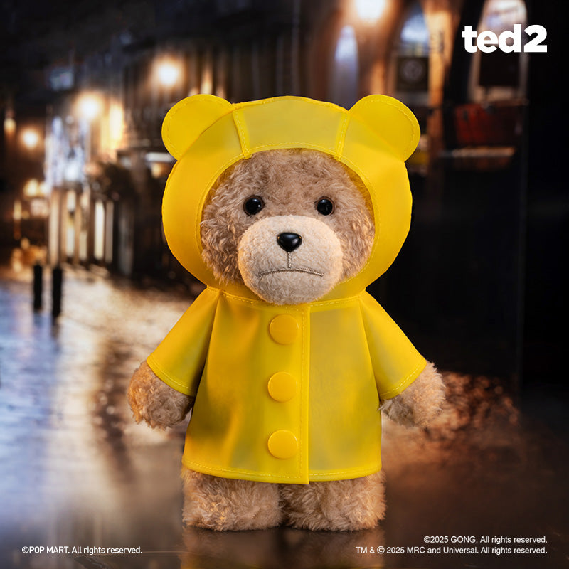 POP MART ted 2 Teddy Bear Action Plush Pendant
