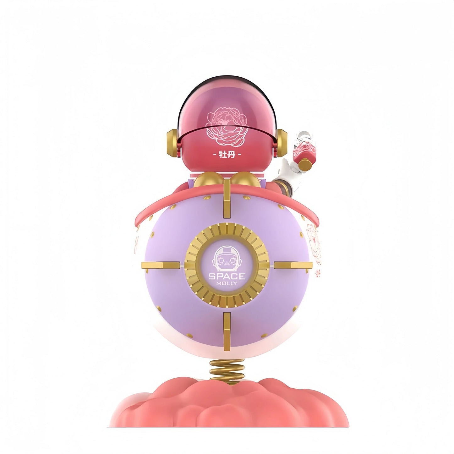 MEGA SPACE MOLLY 100% Blooming Series Peony Figure