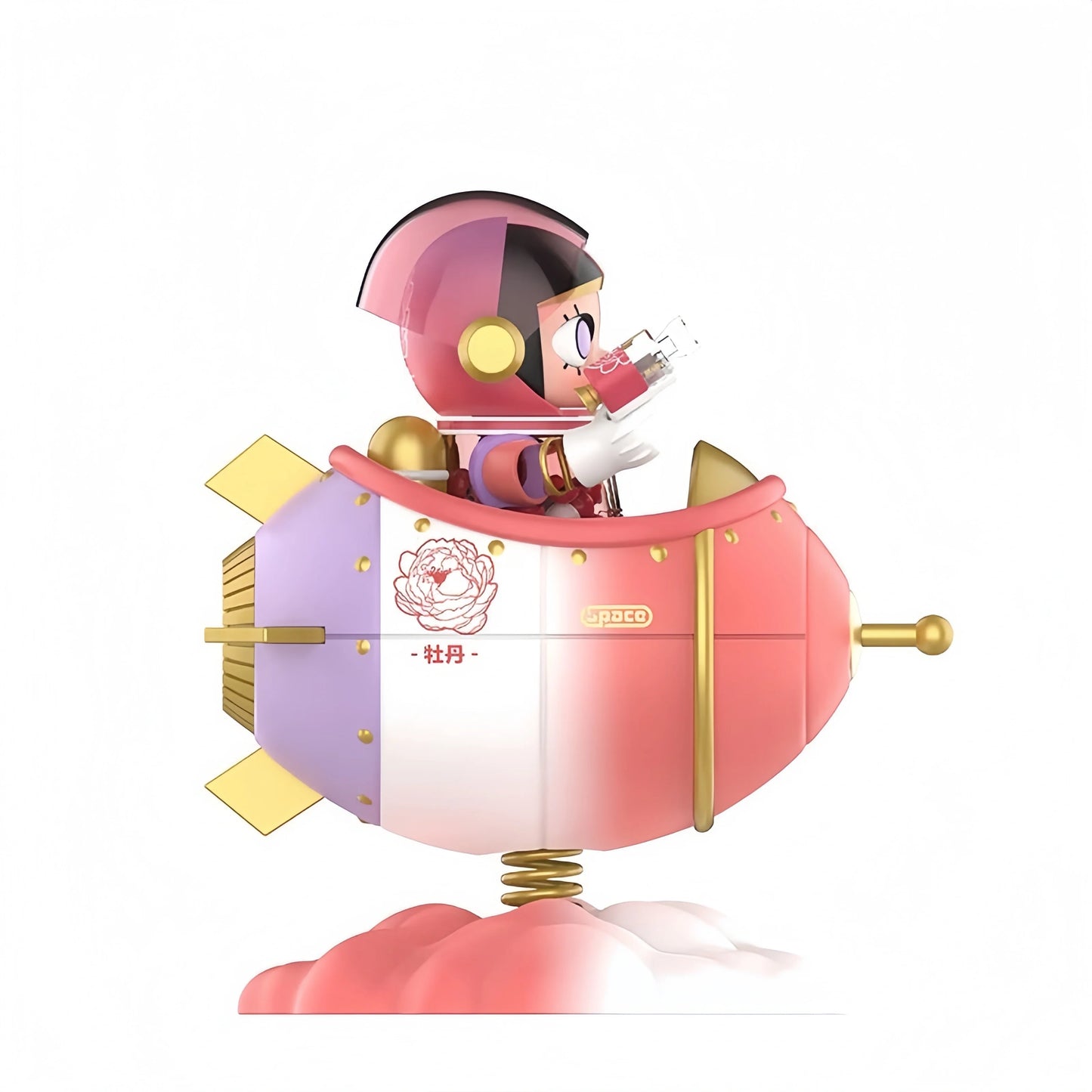 MEGA SPACE MOLLY 100% Blooming Series Peony Figure