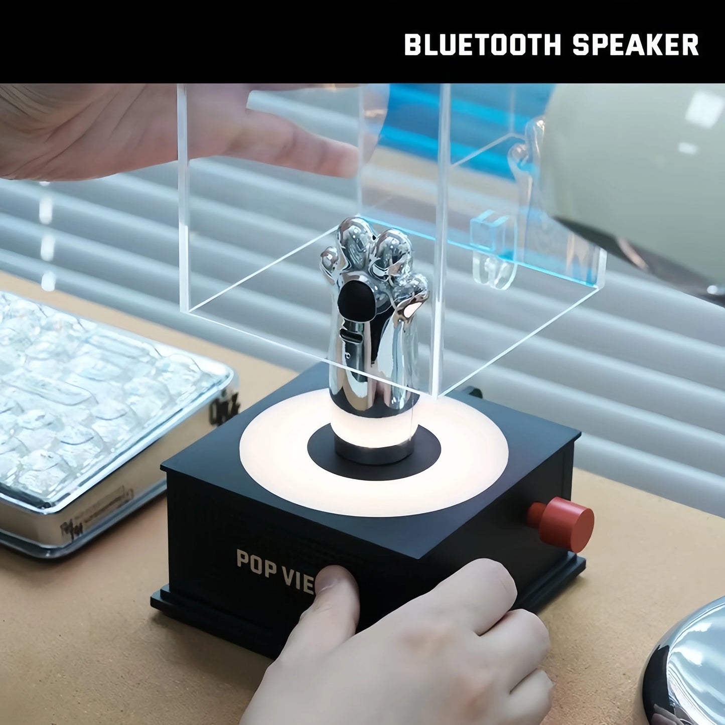 Blind Box Audio Figure Display Box Portable Bluetooth Wireless Speaker