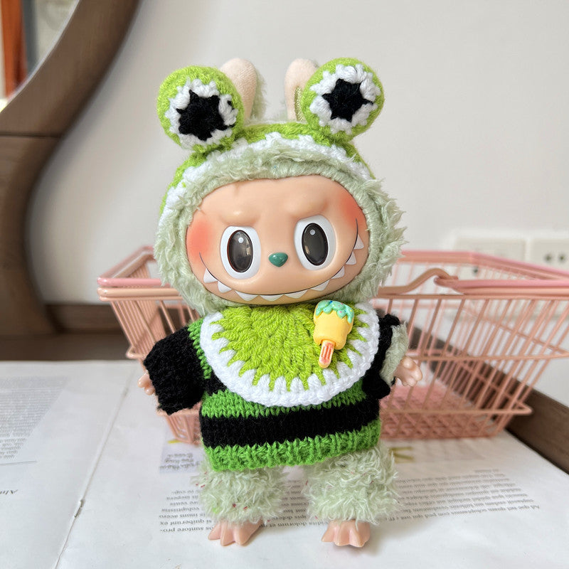 Traje de suéter de Navidad Labubu