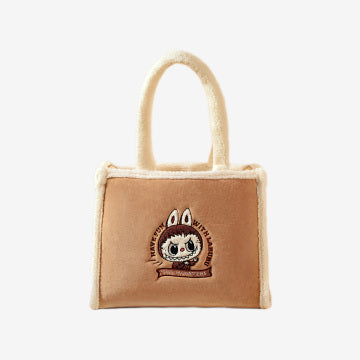 Classic Bag Series-LABUBU Plush Tote Bag (Brown)