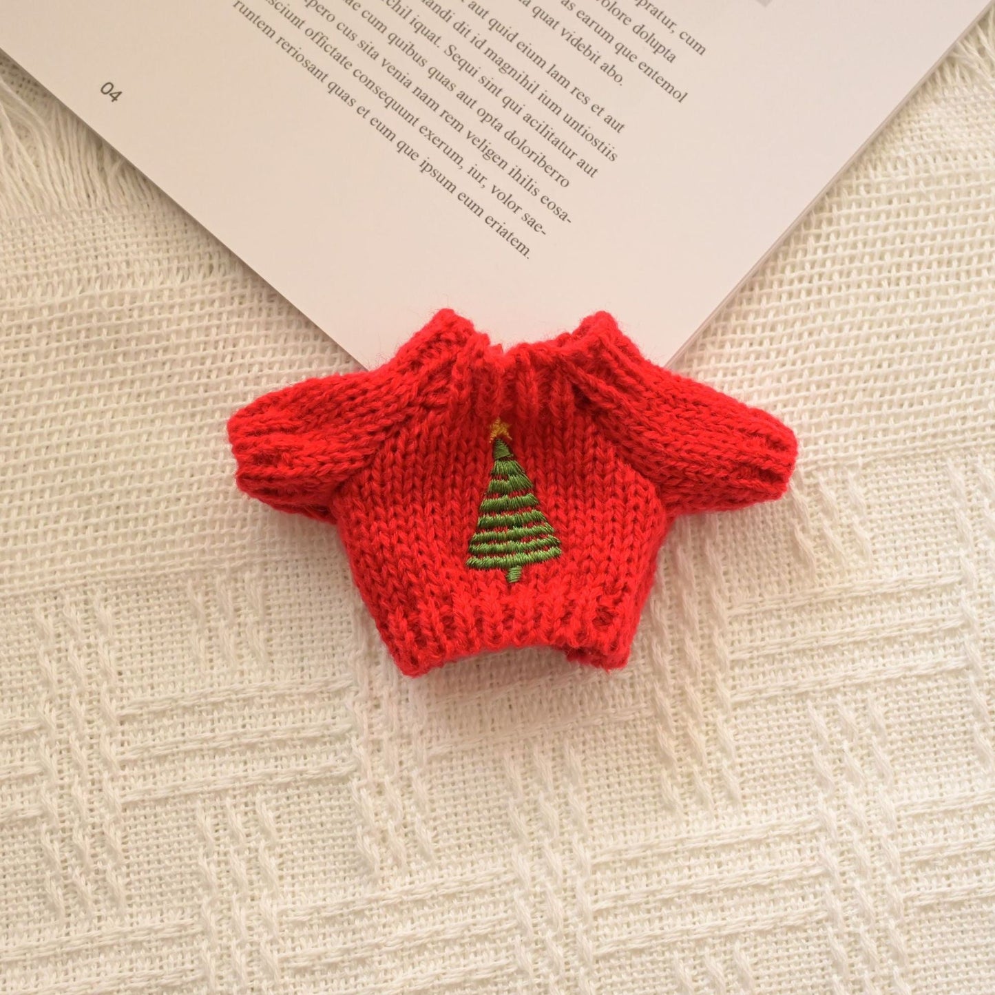 Traje de suéter de Navidad Labubu