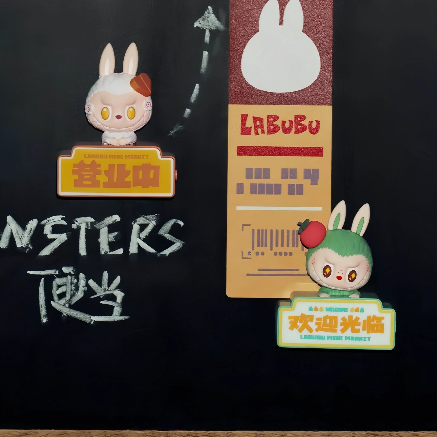 The Monsters Wacky Mart Series-Fridge Magnet Blind Box