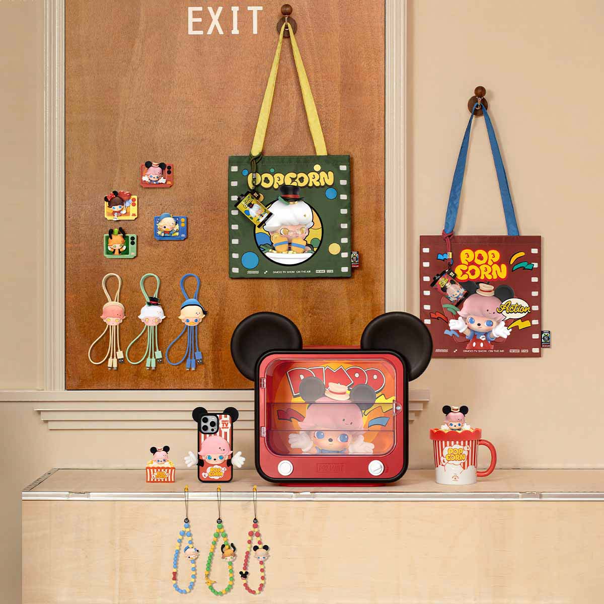 DIMOO WORLDxDISNEY Series-TV Set Luminous Display Container