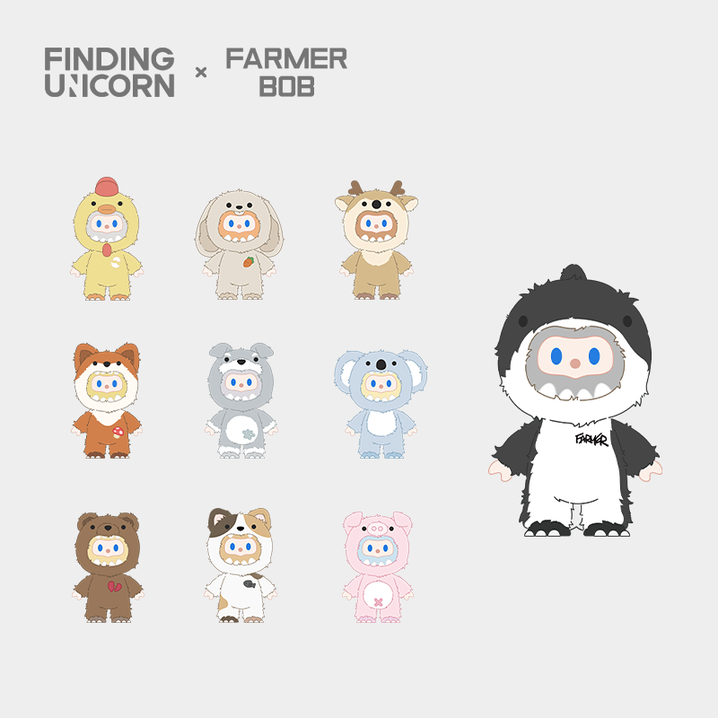 FINDING UNICORN FARMER BOB ANI-MONSTER Plush Blind Box